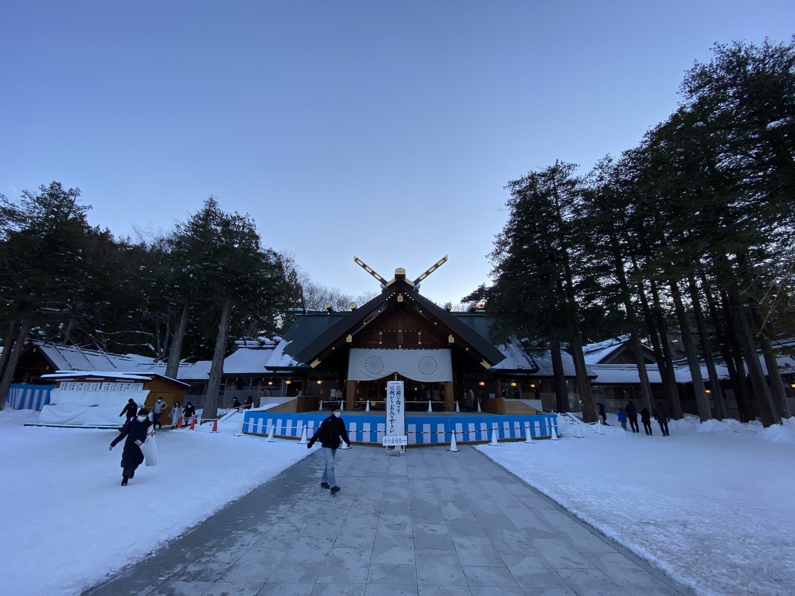 北海道神宮で年末詣